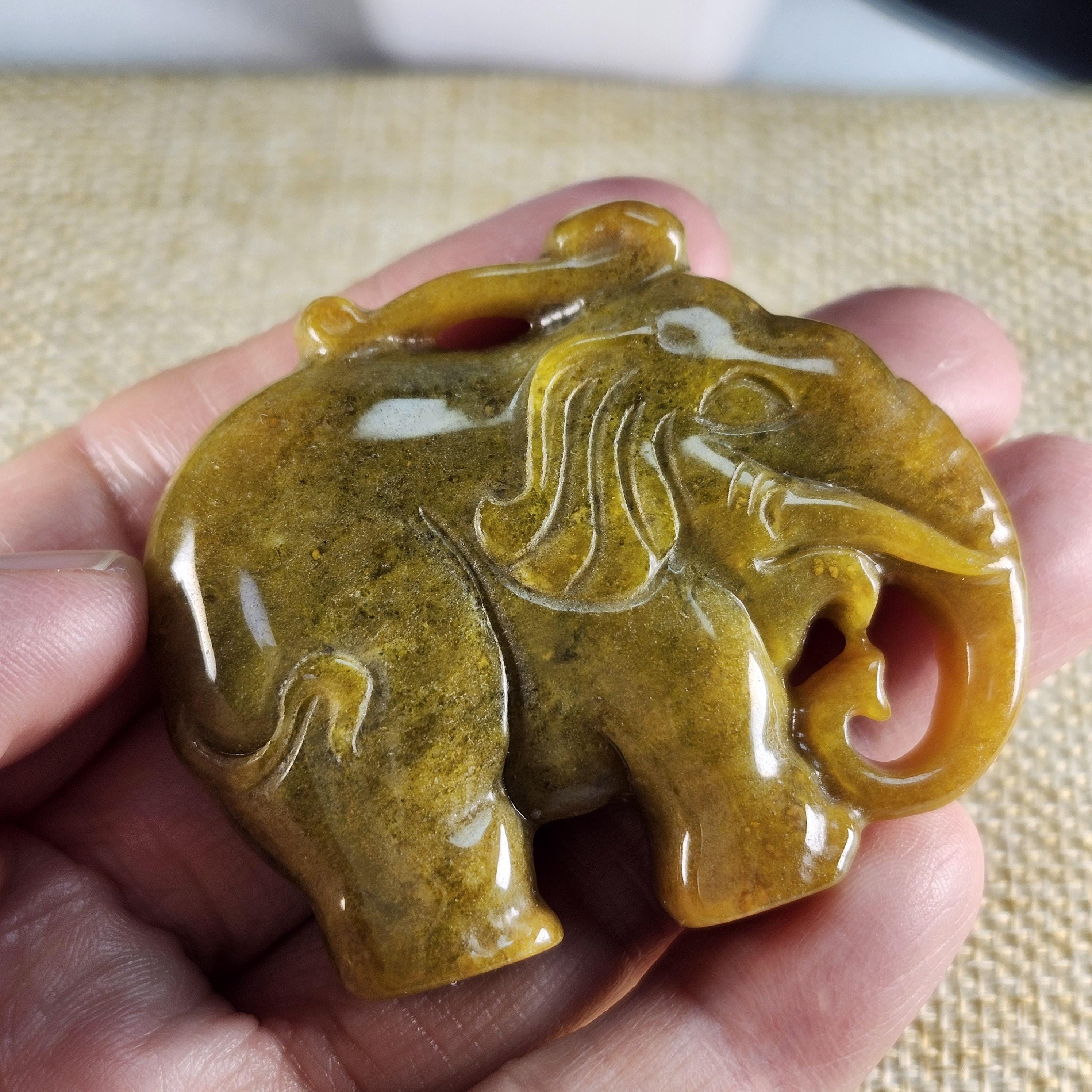 Almarose Design - Collana Con Ciondolo In Ottone Interamente Intagliato, Texturizzato E Battuto - Foto 9