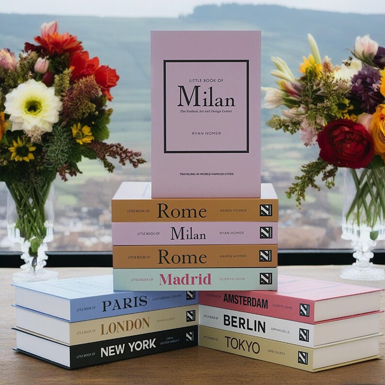 Luxury Decorative Book Box,travel Series Openable Book Box Coffee Table ...
