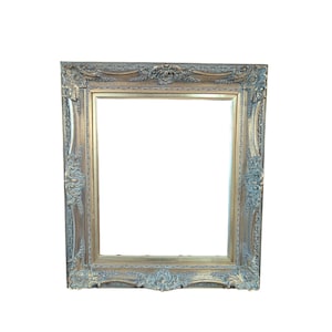 Antique Victorian Ornate Gilt Wood & Gesso Carved Picture Frame 29” x 33”
