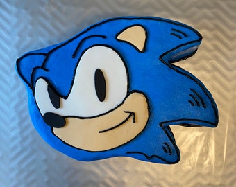 Sonic the Hedgehog Cake Template for Kids Birthday