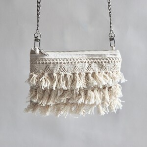 Cute Crossbody Bag for Summer with Boho Flirty Fringe, Vacation Purse image 8