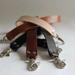 Leather Straps for Bags, Leather CrossBody Straps for Handbags, 1.25 inch image 7