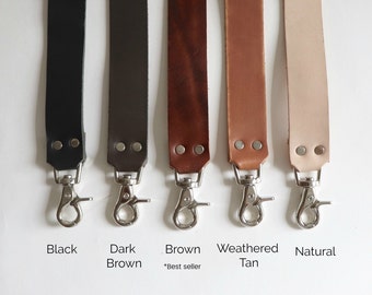 Leather Straps for Bags, Leather CrossBody Straps for Handbags, 1.25 inch