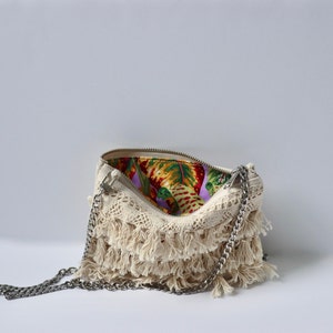 Cute Crossbody Bag for Summer with Boho Flirty Fringe, Vacation Purse image 6