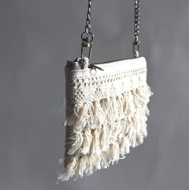 Cute Crossbody Bag for Summer with Boho Flirty Fringe, Vacation Purse image 9