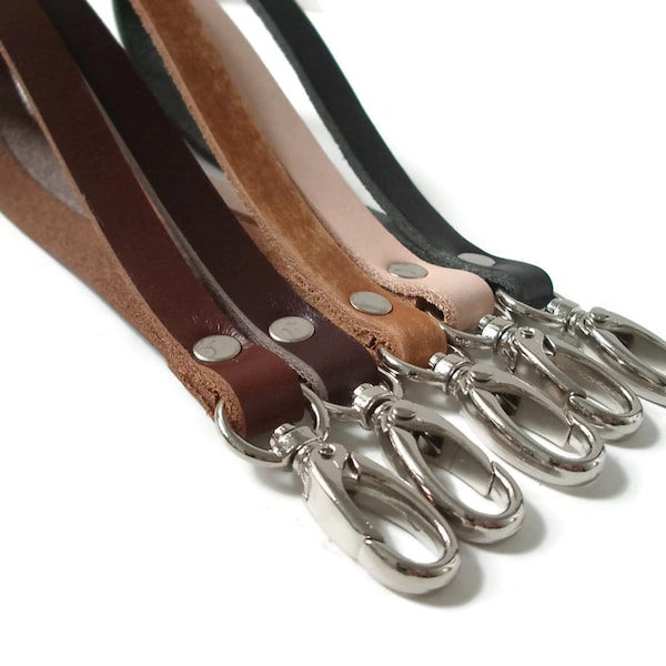 Leather Clutch With Wrist Strap Etsy