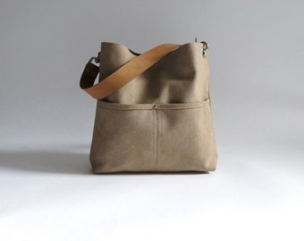 Casual Canvas Hobo Bag, Medium Size Tote Bag