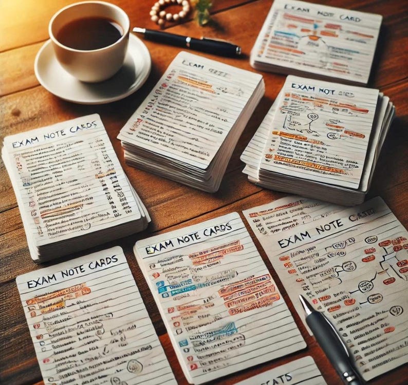 Example Test Note Card Exam and Study Help Within 12 Hours - Turn Your Study Presentations and ...