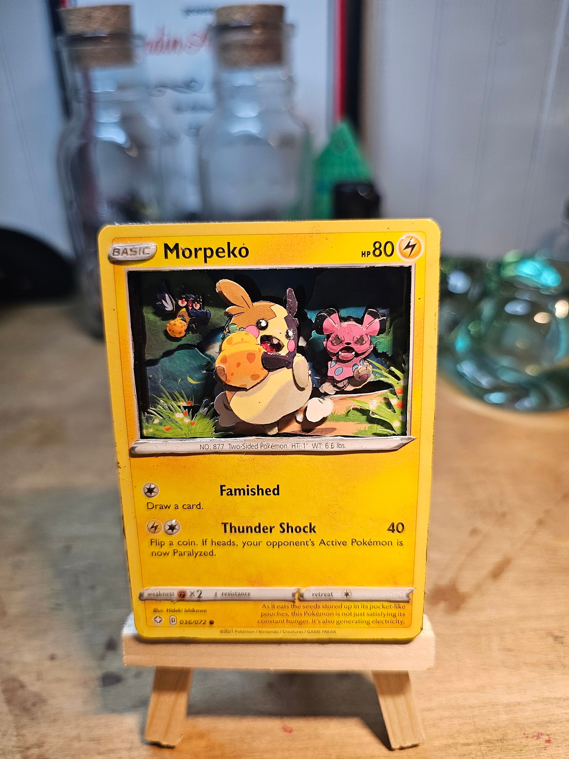 3D pokmon card - Morpeko