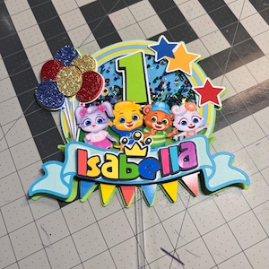 Lucas and Friends Custom Cake Topper party decor cake decoration center peice