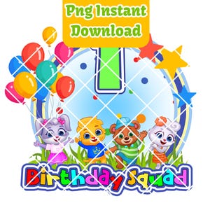 Lucas e i suoi amici 1° compleanno maglietta Clipart PNG per sublimazione, Youtube mostra PNG, Lucas Clipart per artigiani, sublimazione, maglietta Png