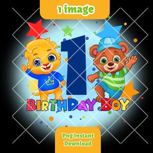 Lucas und Freunde zum 1. Geburtstag Shirt Clipart PNG für Sublimation, Youtube-Show PNG, Lucas Clipart für Handwerker, Sublimation, Png Shirt