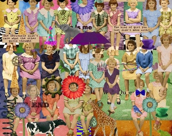 PNG Files, Digital Kit No.12 It's A Girl's World -For Digital Altered Art - Over 200 Elements PNG  files-Instant Download