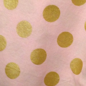 Sweet Pink and Gold Dot Bib image 2