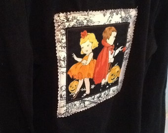 Halloween Long Sleeve T in size small (6/7)