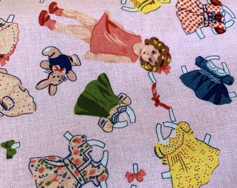 Paper Doll Chenille Baby Blanket