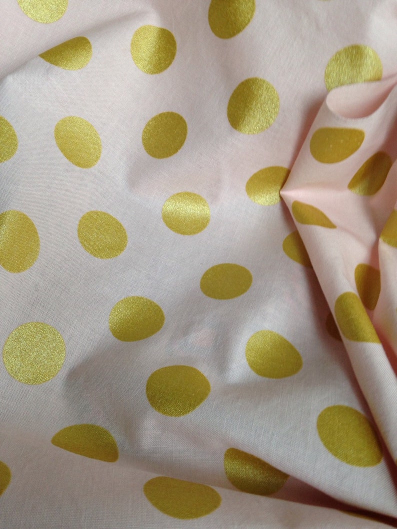 Sweet Pink and Gold Dot Bib image 3