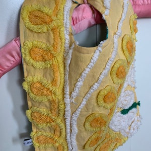 Malibu Beach Baby Minky Vintage Chenille Bib vintage chenille