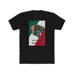 El Golfo De Mexico Carta de Loteria Mexicana | The Gulf Of Mexico Lottery Card, Unisex Cotton Crew Tee,  T-Shirt