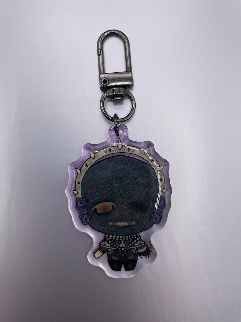 Outlast Trials Epoxy Keychains Liliya Bogomolova