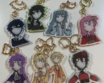 Evillious Chronicles Vocaloid Acrylic Keychains