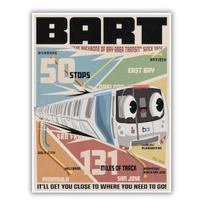 BART 8.5" x 11" Print
