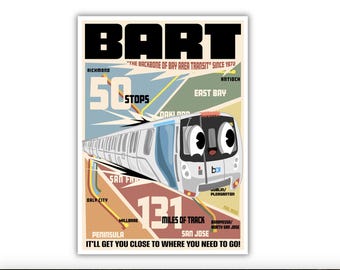 BART 8.5&quot; x 11&quot; Print