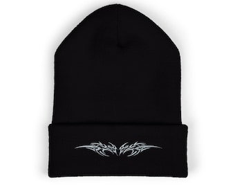 Vintage Diesel Mohawk Beanie Hat Earth Tone Y2K Knit Cap Unisex