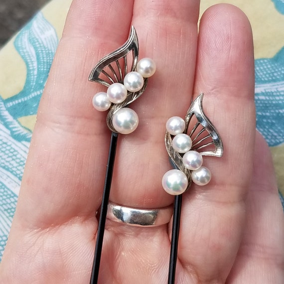 Mikimoto store pearl pin