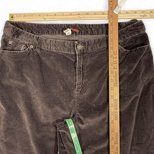 VTG Tapemeasure Anthropologie Wide Leg Corduroy Pants 16 Chocolate Brown 90s Y2K image 10
