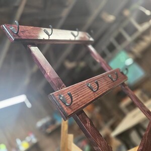 mail holder with hooks