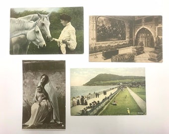 lot of turn of the last century postcards