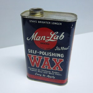 vintage Man-Lab self-polishing wax