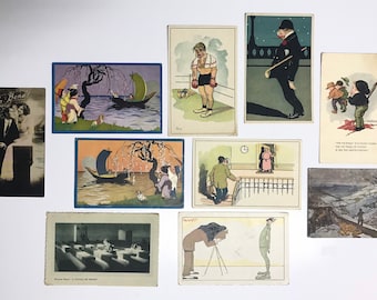 lot of assorted WWI/post-WWI Italian postcards