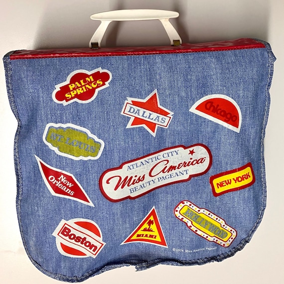 1974 Miss America Pageant garment bag Gem