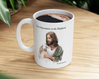 Inspirational Christian Coffee Mug – Faith-Based Gift for Women, Daily Encouragement Mug, Scripture Quote Cup, Spiritual Morning Tea