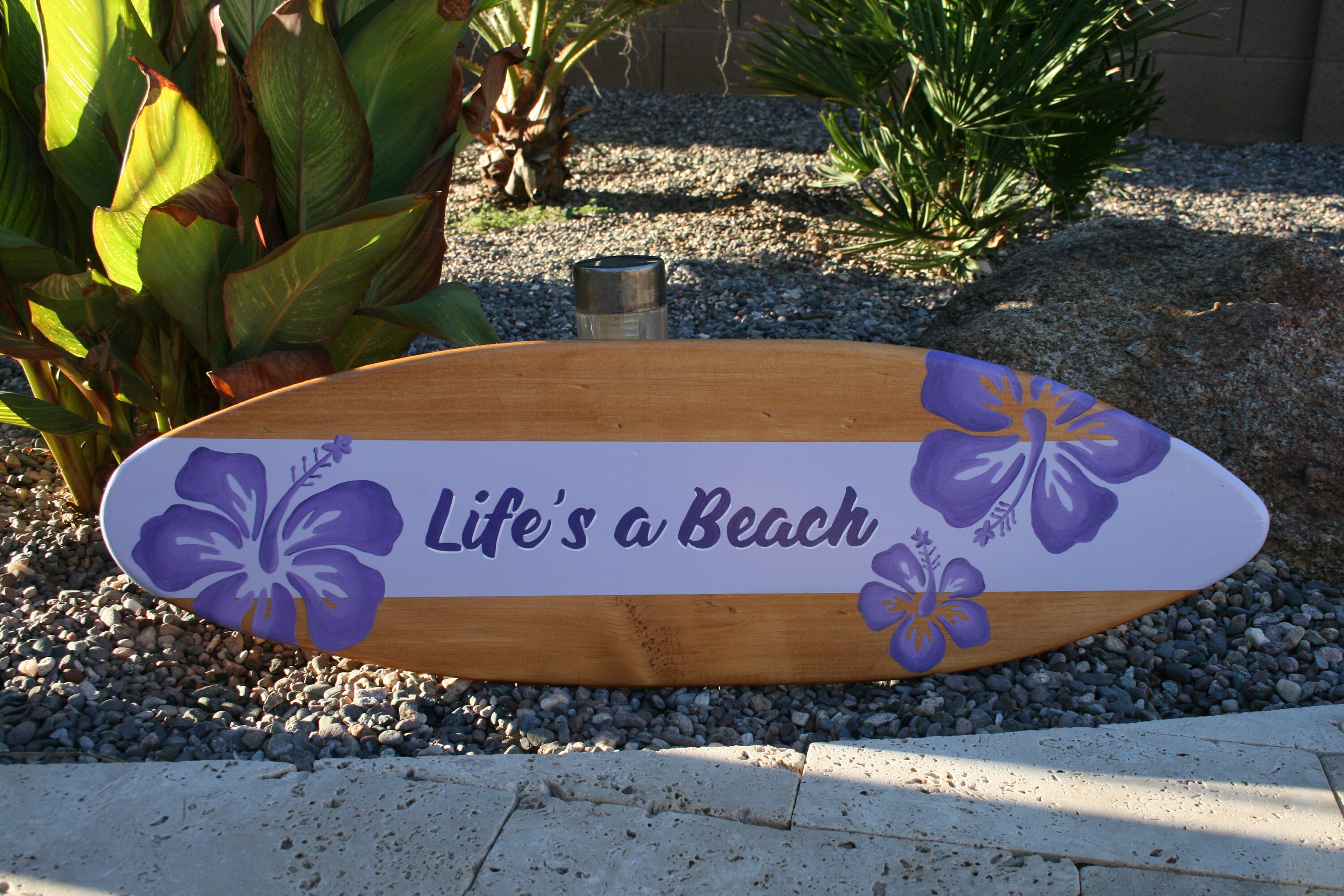 Mini surfboard wall art beach decor personalized Etsy