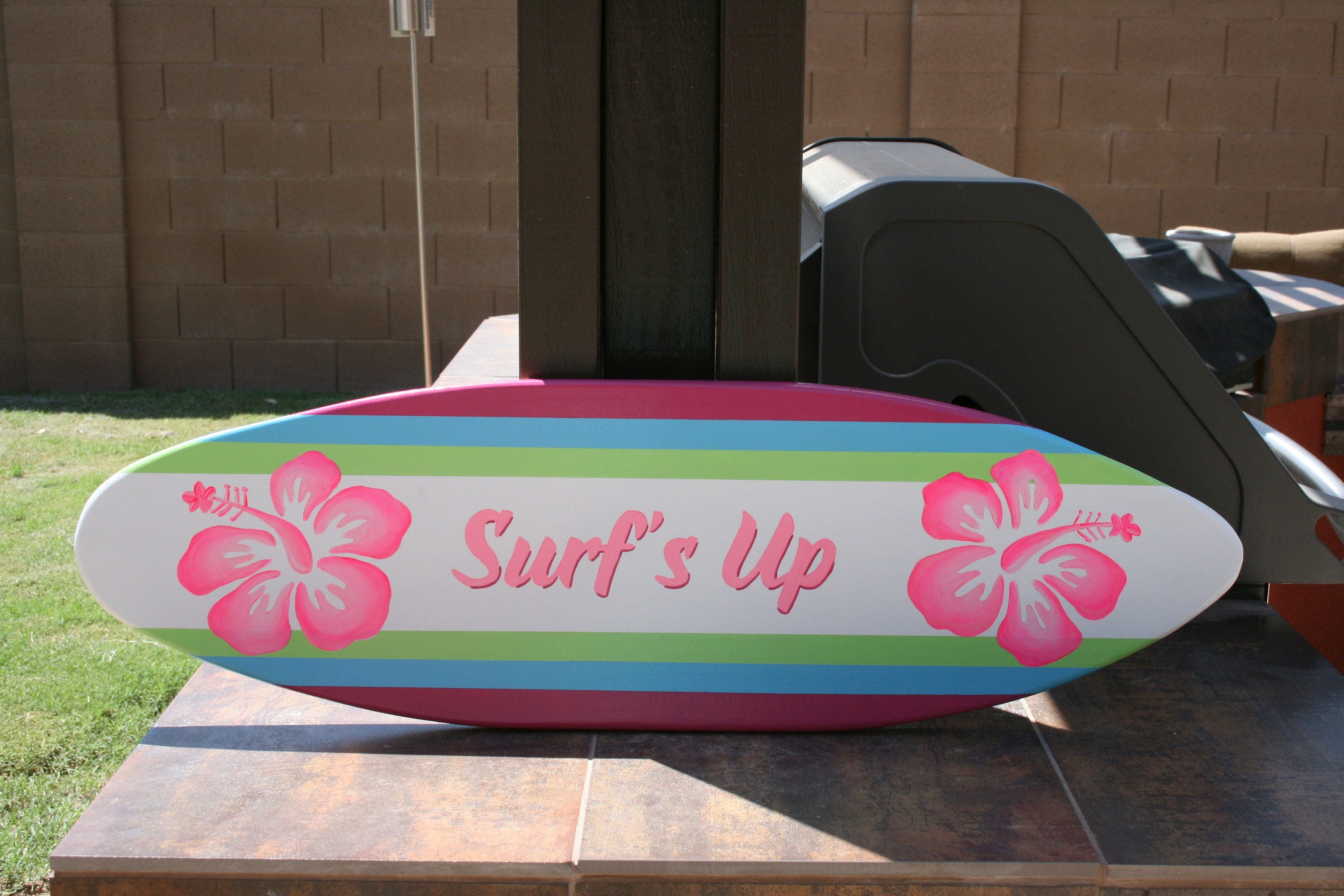 Mini surfboard wall art beach decor personalized Etsy