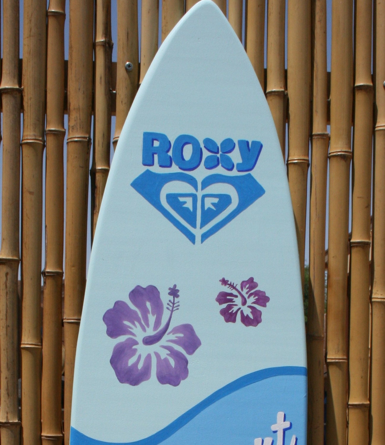 Surfbrett Schlüsselanhänger aus Hawaii  Flower  verschiedene Farben 