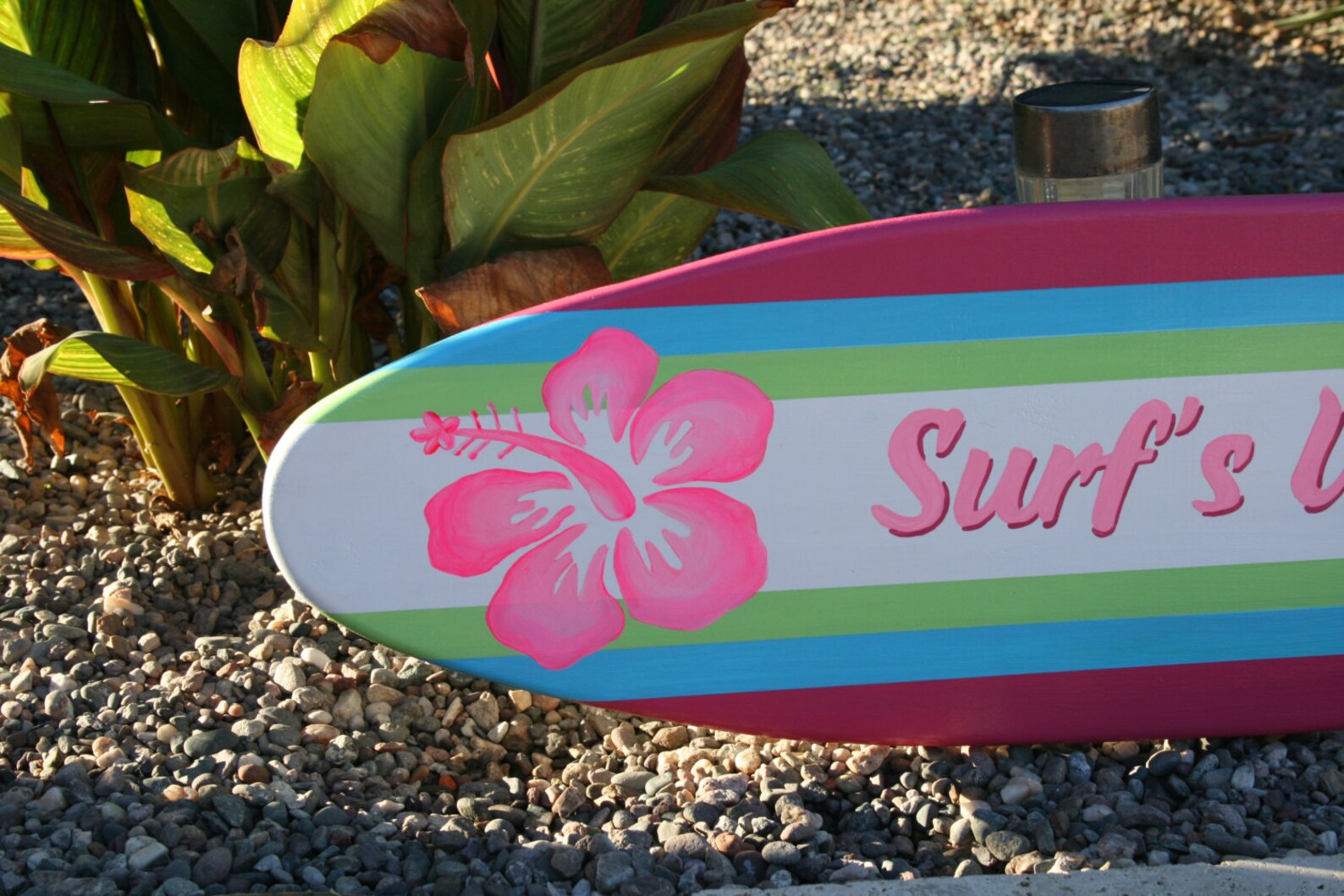 Mini Surfboard Wall Art Beach Decor Personalized Etsy
