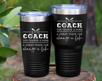 Engraved  Baseball Tumbler, Personalized Coach Gift, Custom Sports Cup, Unique Team Drinkware for Him