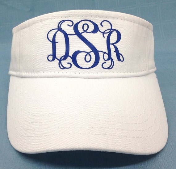 personalized golf visors