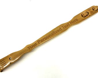 Personalized Back Scratcher Back Scratcher Engraved Back Scratcher Bamboo Back Scratcher Fathers Day Gift Custom Back Scratcher