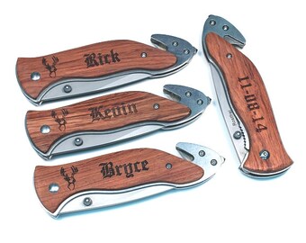 Fishing Knife,Survival,Folding Knife,Engraved Knife,Personalized Knife,Groomsmen Gift,Pocket Knife,Hunting Knife,Best Man Gift,SB138DHEAD
