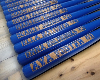 18" Personalized Baseball Bat Custom Baseball Bat Engraved Bat Engraved Baseball Bat Coaches Bat Trophy Award Team Baseball Bat BIRCH18P