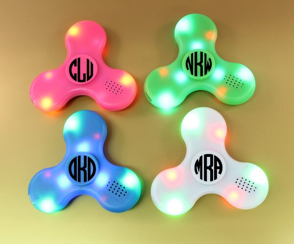 Personalized Fidget Fidget Toys Hand Spinner Tri Fidget Stress Relief ...