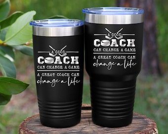 Engraved  Hockey Tumbler, Personalized Coach Gift, Custom Sports Cup, Unique Team Drinkware for Him