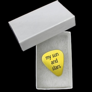Guitar Pick Engraved Pick Stainless Steel Personalized Guitar Pick Christmas Gift Gift for Grandpa Father&#39;s Day Gift