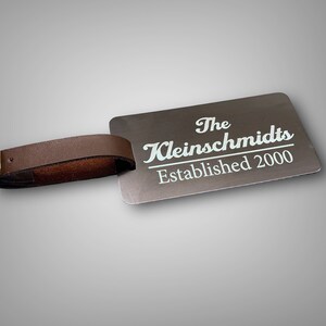 Luggage Tags Set of 6 Travel Accessory Address Tag Custom Luggage Tag Custom Luggage Tag Metal Luggage Tag