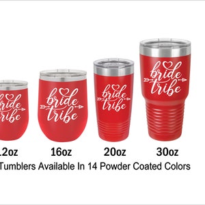 Bride Tribe Funny Gift Engraved Tumbler Gift for Her Personalized Tumbler Bachelorette Tumbler Bride Cup Bridesmaid Tumbler